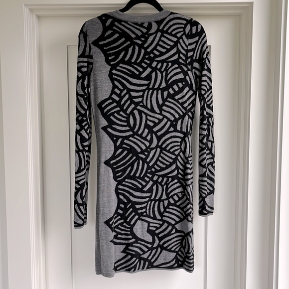 DVF Wool Sweater Farley Dress - Picture 3 of 9